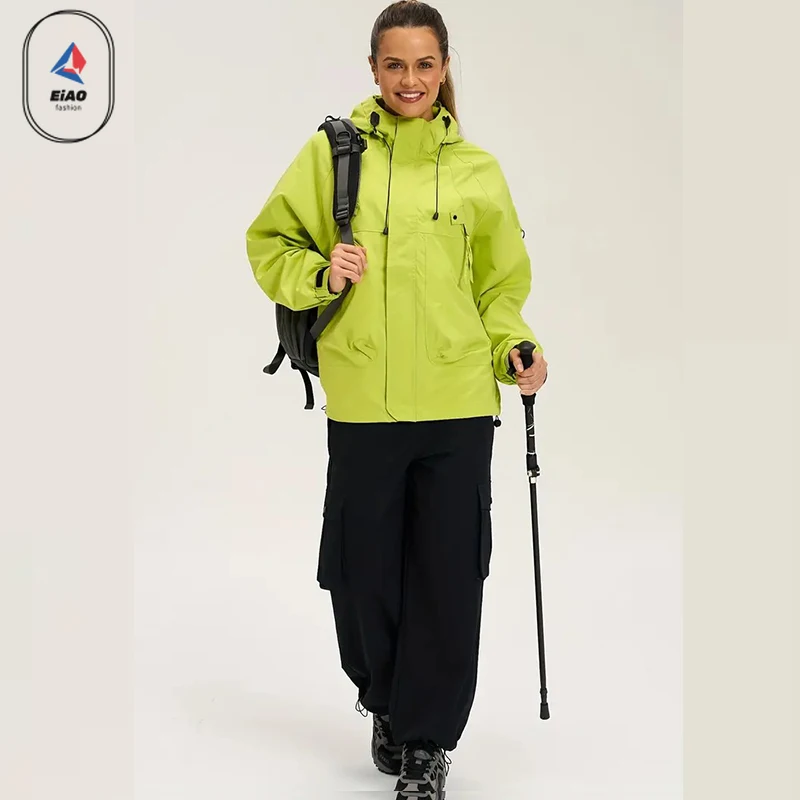 ​Men Spring Autumn Waterproof Jacket Windproof Coat Climbing Hiking Camping Outdoor Hunting Fishing Sports Thermal Quick Dry​