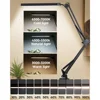 LED Desk Lamp with Clamp 10W Swing Arm Desk Lamp Eye-Caring Dimmable Desk Light with 10 Brightness Level, 3 Lighting Modes 2