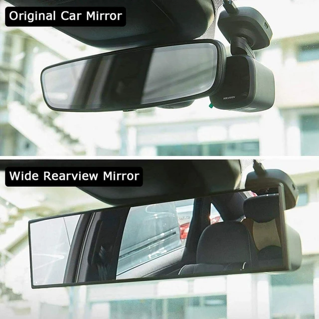 Rückspiegel Weitwinkel Einfache Installation Überlegene Glas 300mm Innen  Gebogene Spiegel für Auto - AliExpress