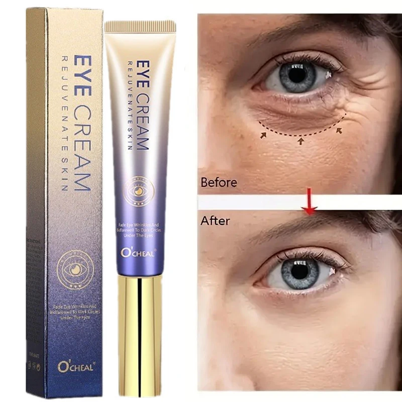 New Anti-Wrinkle Eye Cream Fades Fine Lines Anti Dark Circles Eye Serum Remove Eye Bags Puffiness Anti-Aging Firmness Eye Care active anti wrinkle eye cream fades fine lines dark circles eye serum remove eye bags puffiness anti aging firmness eye care 20g