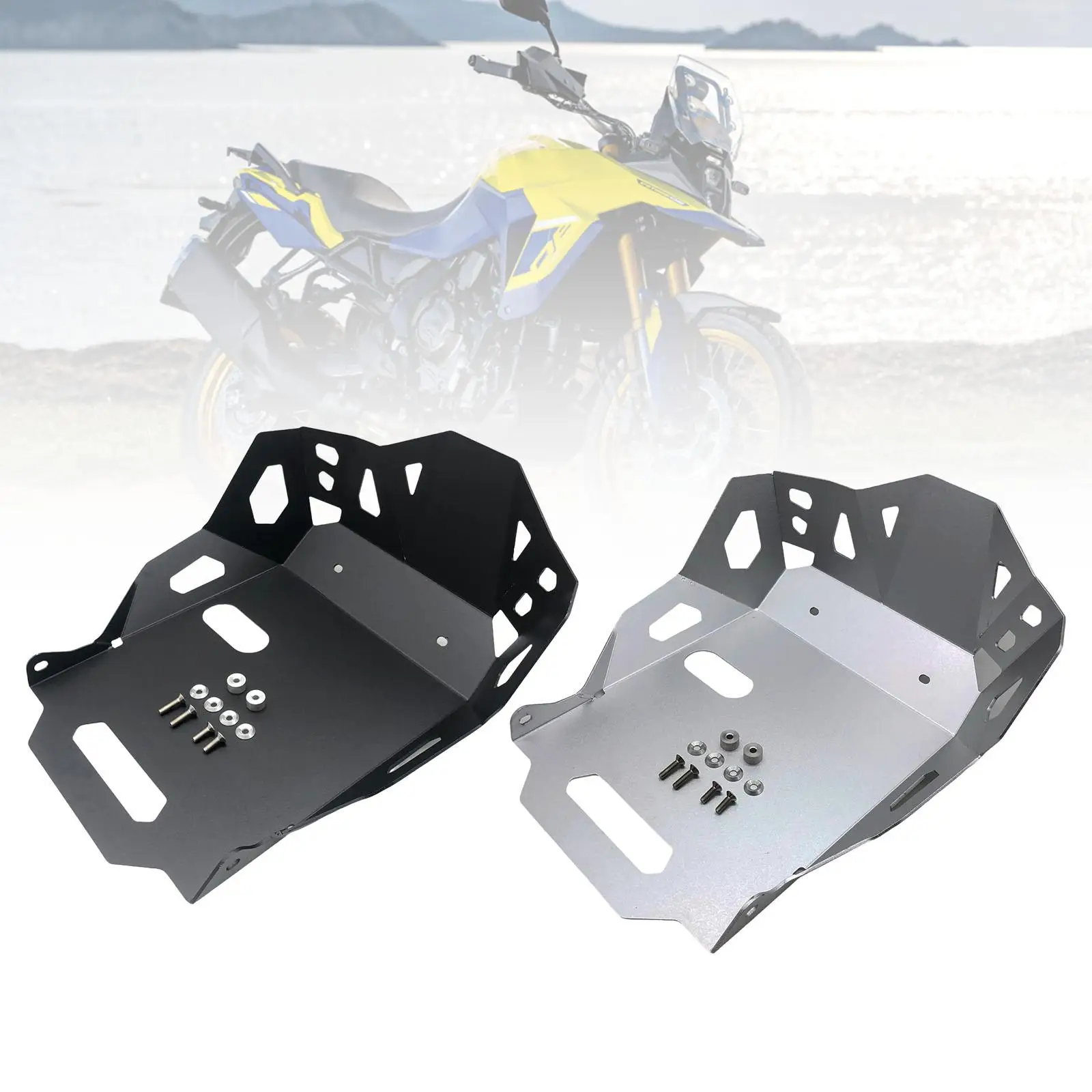 Motorcycle Skid Bash Plate High Performance Sturdy Engine Protector Bottom Chassis Cover for Suzuki V-strom 800DE 2023-2024