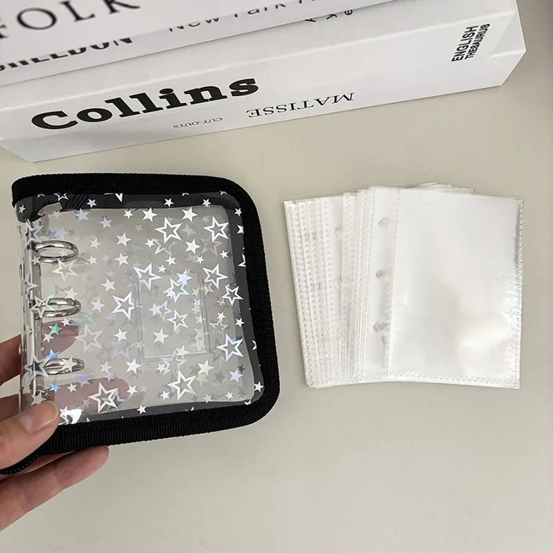 A5 Laser Star Zipper Binder Kpop Idol Photo Album