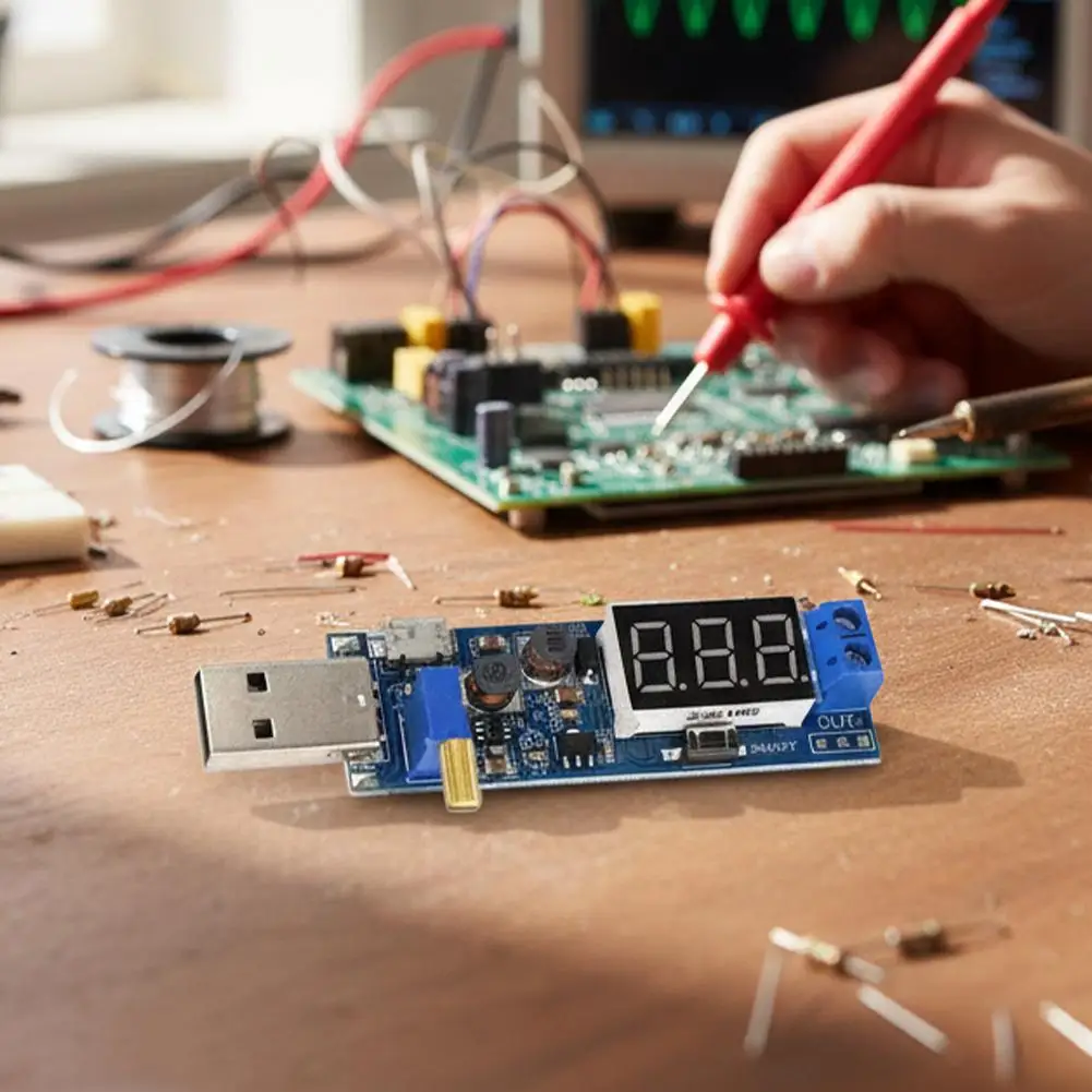 DC-DC USB 부스트 전원 공급 장치 레귤레이터 모듈 컨버터 5V 3.3V, 9V, 12V, 24V 데스크탑 전원 공급 장치 모듈