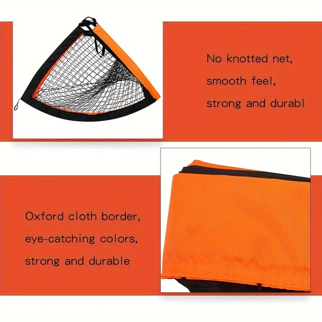 1/2pcs Kids Soccer Goals for Backyard 4x3 ft Portable Soccer Nets Outdoor Sport Training Equipment Soccer Goal with Carrying Bag 4
