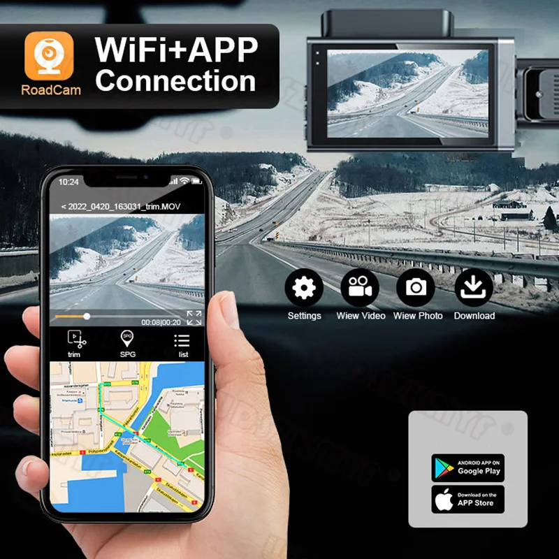   ķ, ڵ DVR, 3 ä   ĸ ī޶,  GPS    , ڵ ׼, 4K