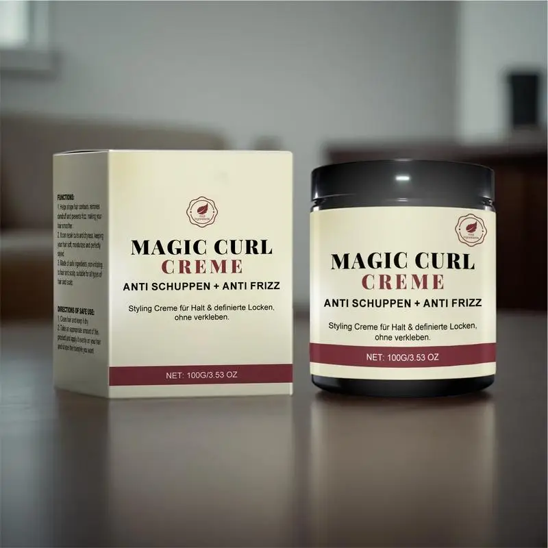 Style Curling Cream Defining Hair Cream Touchable Moisturizing Definer Curl Defining For Adults Friends Beautician