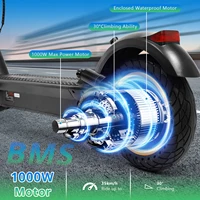 Trottinette électrique AOVOPRO 500W, moteur puissant, 35 km/h, autonomie 45 km, 42V14.5AH, 10 pouces, pliable intelligente avec application, trottinette électrique AOVOPRO TX01 avec amortissement 4