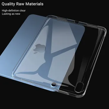 For iPad Air 11 inches 2024 Case Ultra Thin Transparent Protective Case for iPad Pro 11" 2024 Soft Silicone Cover Funda