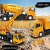 2.4G Remote Control Engineering Trucks Vehicle 10 Channels RC Simulation Heavy Crane Dump Construction City Truck Toy for Boys 2