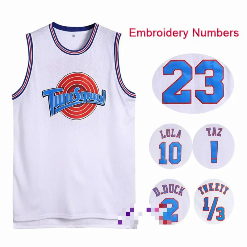 Costume Cosplay Movie Space Jam Tune Squad James Bunny Basket Jersey Sports Top Shirt Sportswear