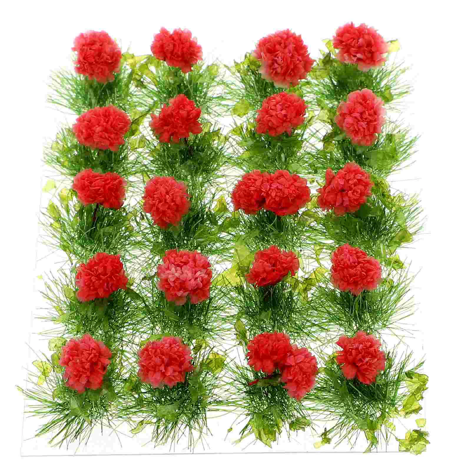 

Static Grass Flower Cluster: Miniature Flower Vegetation Groups for Model Train Railroad Scenery House Ornament