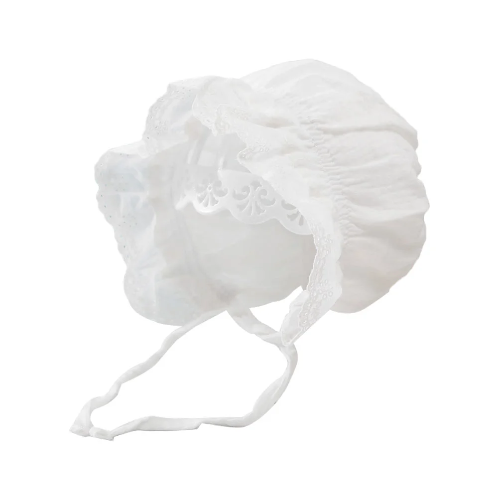

1pc Protection Newborn Headwrap Lovely Head Protector (Beige White)