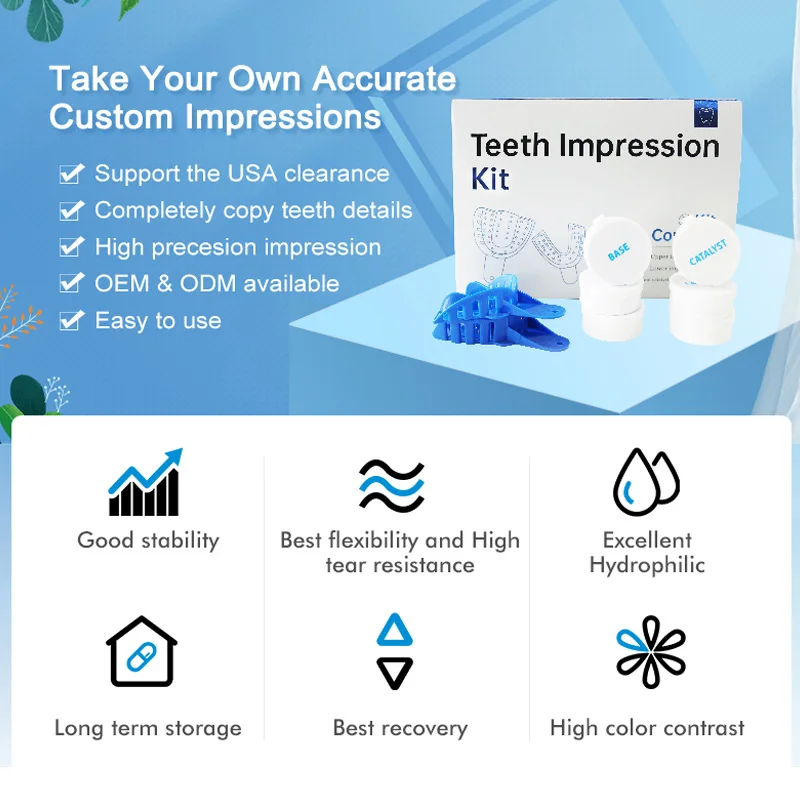 Dental Teeth Impression Putty Material Teeth Molding Kit Crown Tooth  Aligners Retainer Veneers Denture Treatment Consumables - AliExpress