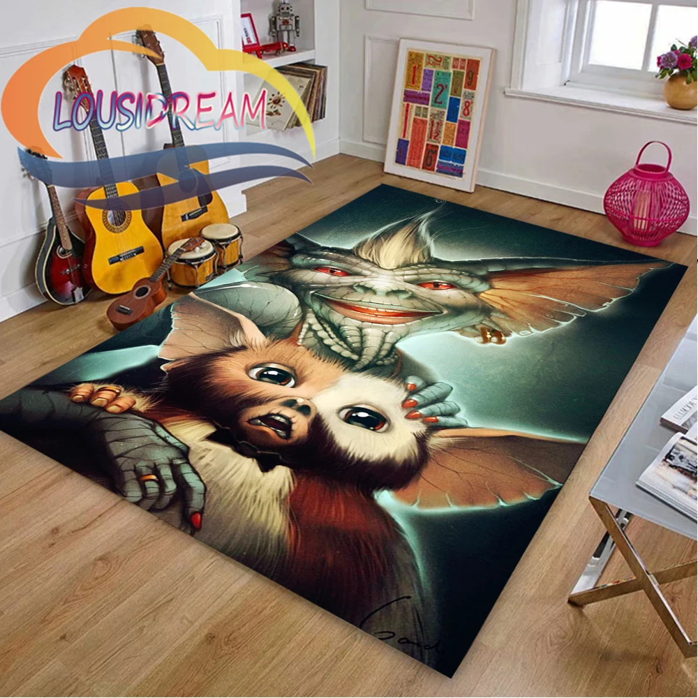 

Gremlins Rugs and carpet for home living room Bedroom entrance Large area soft carpet 3D Fashion Cartoon Gremlins decoration mat