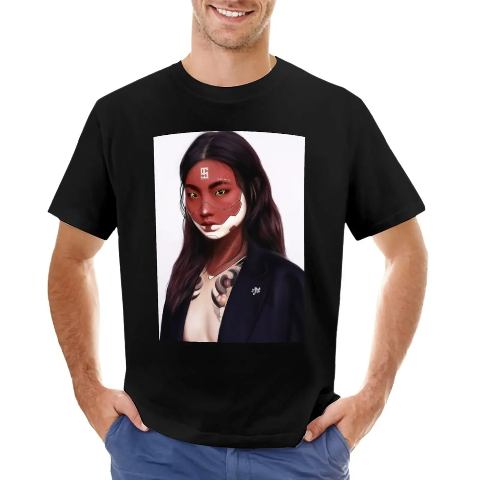 Neo Tokyo Citizen T-Shirt Anime Sweat Abbigliamento Vintage Mens Graphic T-Shirt Pack