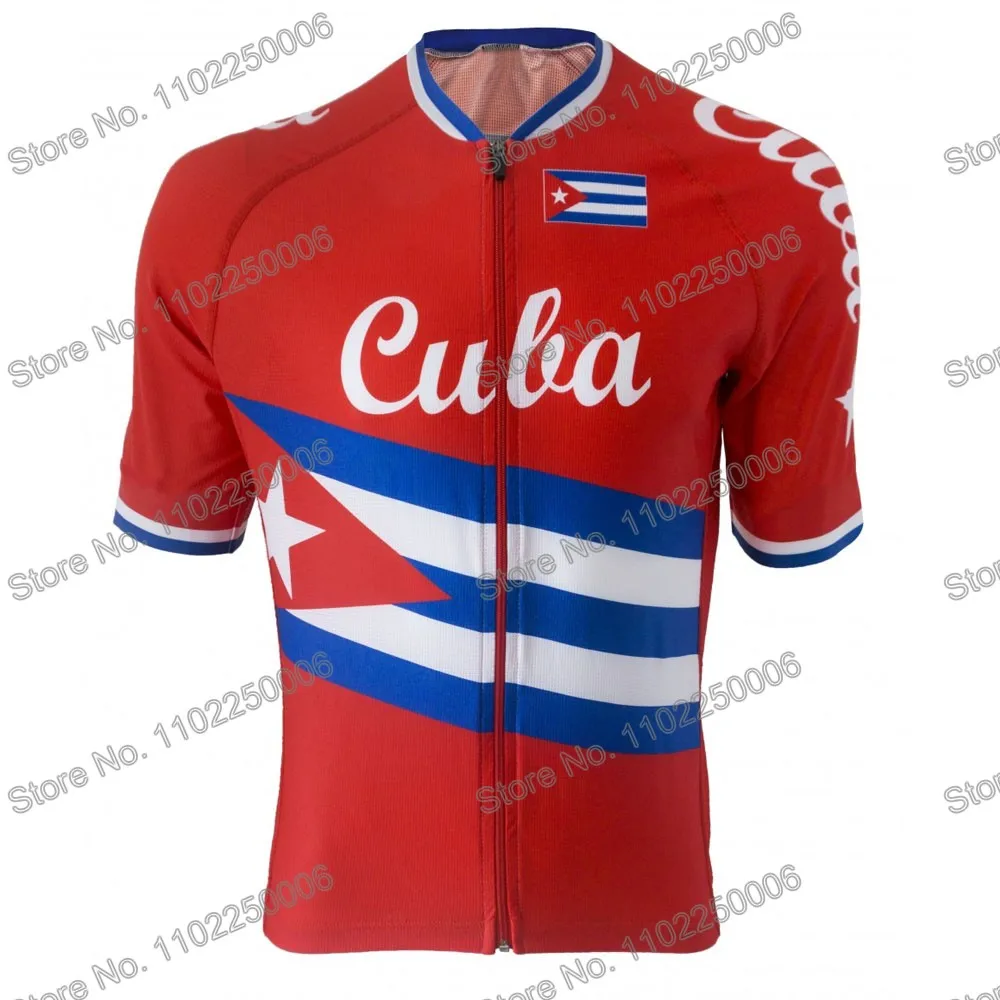 Cuba Cycling Clothing Summer Cycling Jersey Set Men Road Bike Shirts Suit Short Sleeve Bicycle Bib Shorts MTB Maillot Ropa