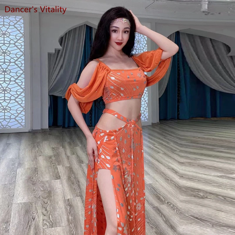 Belly Dance Performance Costume Set for Adult Children Belly