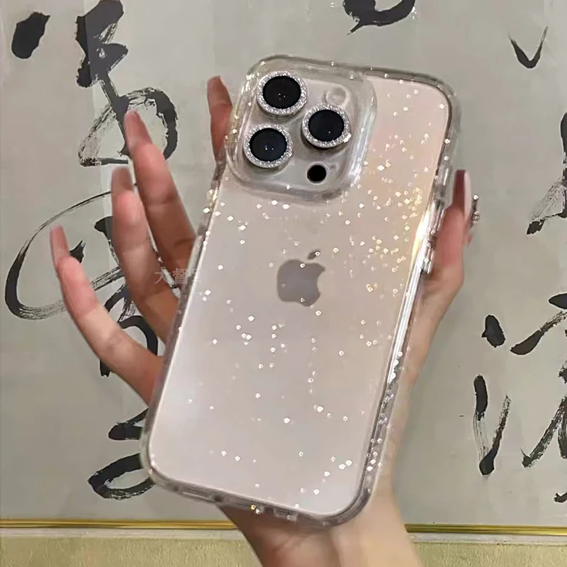 Прозрачный чехол для iphone 13 14pro 15 15pro 12 11 pro max Mini