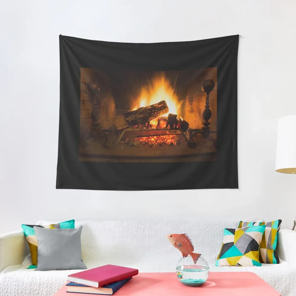

Fireplace Tapestry Decorative Wall Mural On The Wall Home And Comfort Decor Home Decorations Aesthetic Tapestry