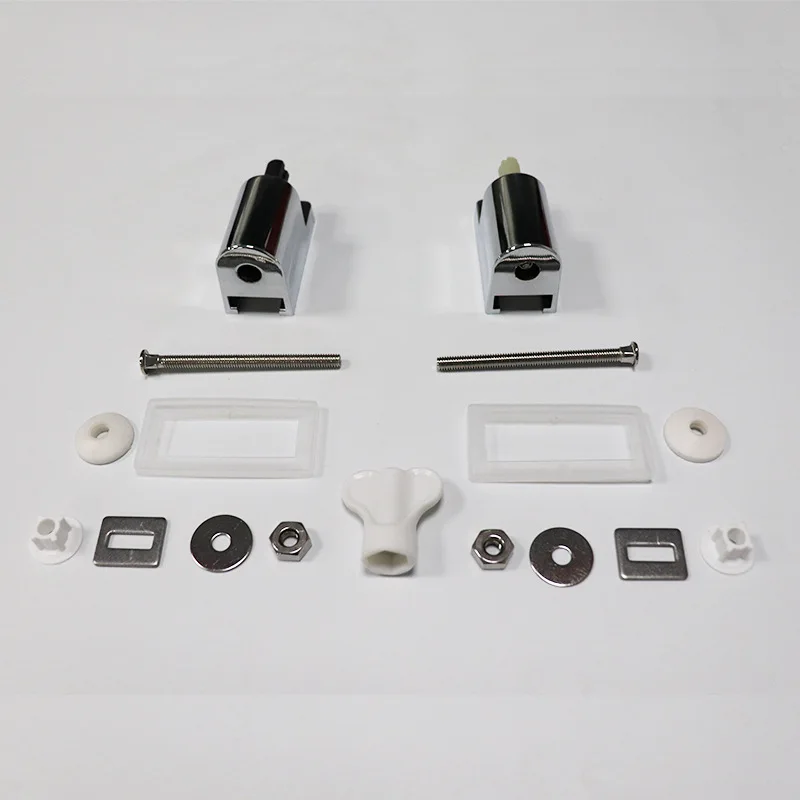 1Sets Seat Hinge Toilet Lid Hinges Flush Toilet Cover Mounting Fixing Connector For Closestool Universal Replacement Parts Toilet Seat Accessories Toilet Hinge Replacement