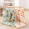 Kangobaby 2Pieces/Set 70% Bamboo+30% Soft Cotton Baby Swaddle Wraps Cotton Baby Muslin Blankets Newborn 100% Bamboo Muslin Quilt 5
