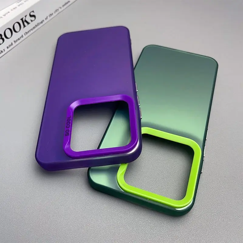 Metallic Aurora Skin Matte Phone Case Cover