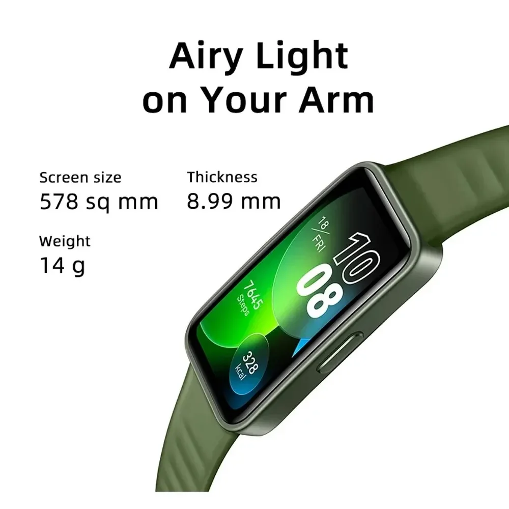 2023 New Original HUAWEI Band 8 Smart Band All-day Blood Oxygen 1.47'' AMOLED Screen Heart Rate Smartband 2 Weeks Battery Life 4