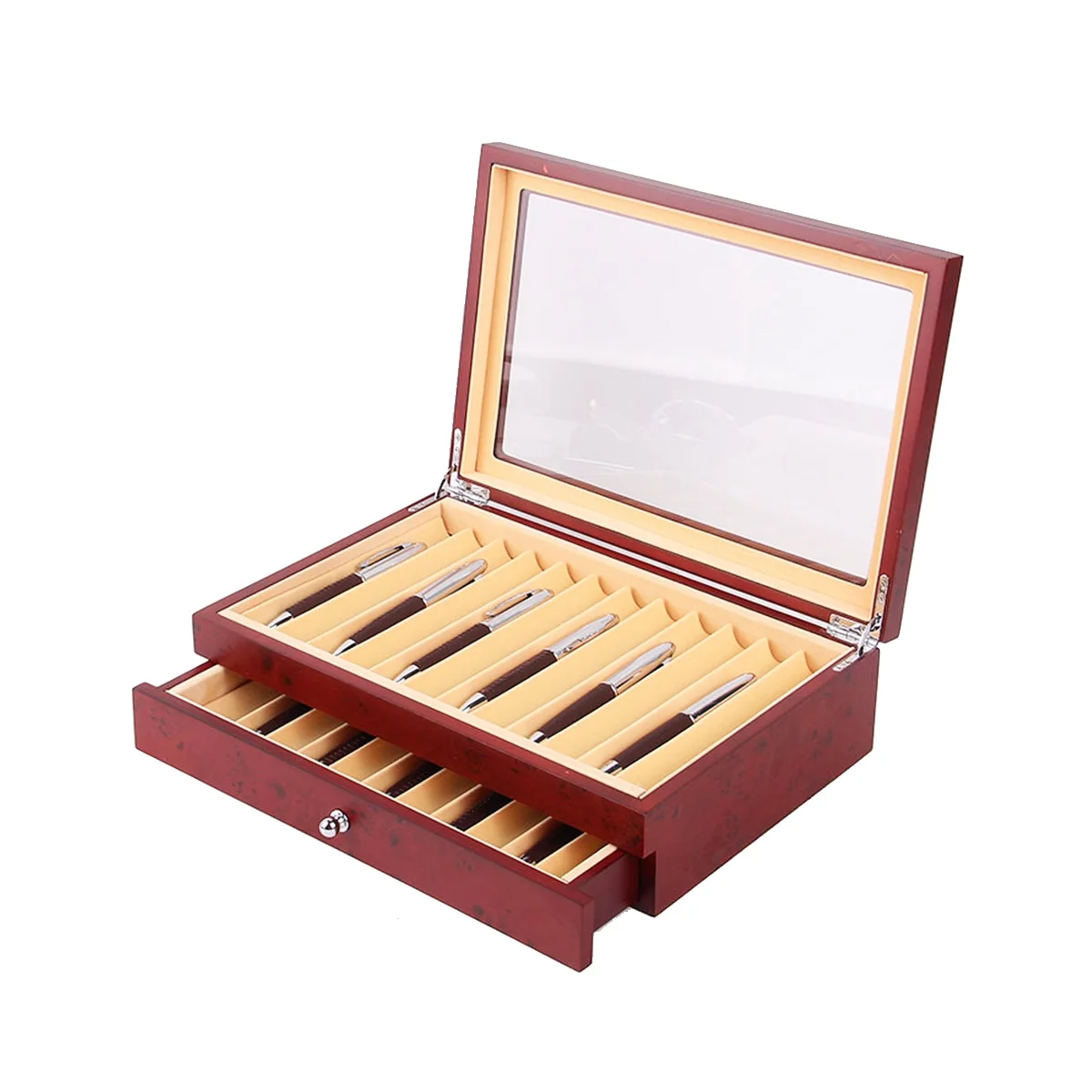 boite-de-rangement-en-bois-a-23-fentes-pour-stylos-etui-de-rangement-de-luxe-a-2-niveaux-fenetre-transparente-boite-de-collecte-de-stylos-a-plume