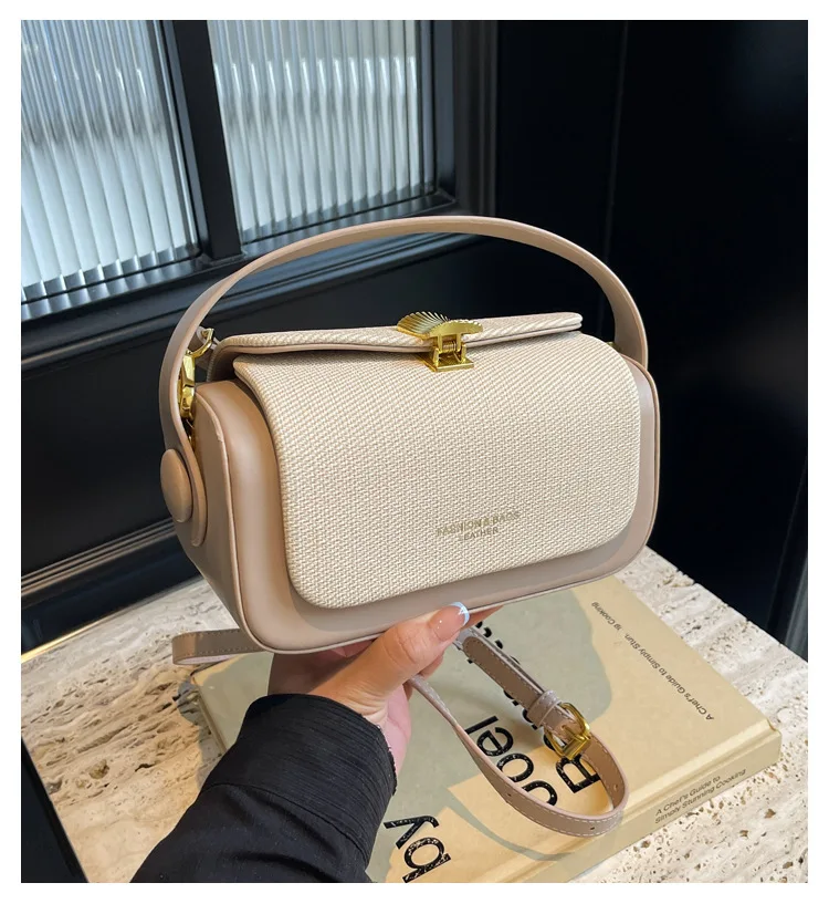 Mini Square Crossbody Bag - Luxury Designer Handbag Box Shape Satchel