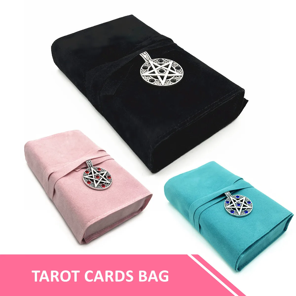SUPVOX Bolsa De Terciopelo Rojo Con Cordón Para Tarot, Joyas Y Accesorios, Tamaño 17,5x11 Cm, Resistente Y Elegante