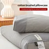 Buckwheat Pillow Sobakawa Traditional Buckwheat Standard Size Pillow Adjustable Buckwheat Hull Pillow 55x35x8 for Side Sleepers 3