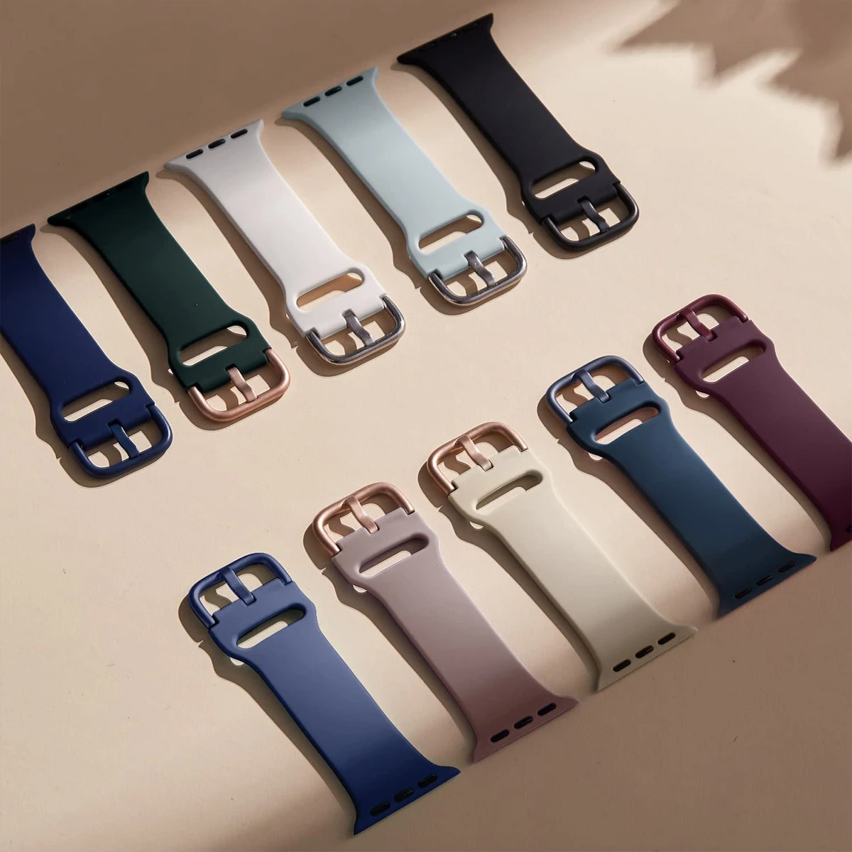 Classic Sporty Casual Silicone Smartwatch Band