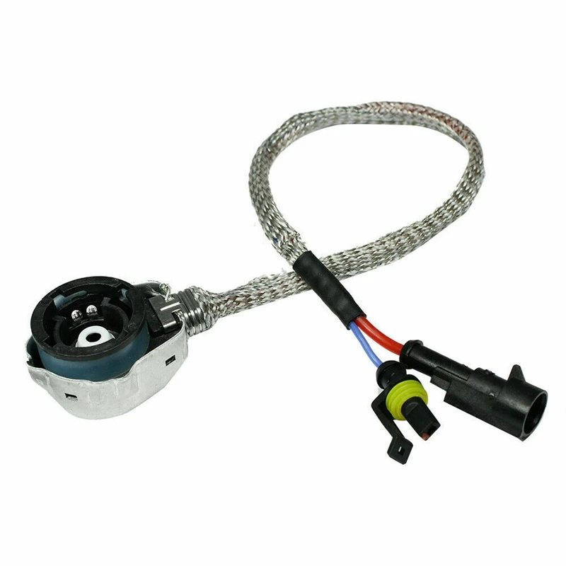 2X D2S/D4S HID Xenon Bulb Adapters Wire Harness Connector Cable Socket
