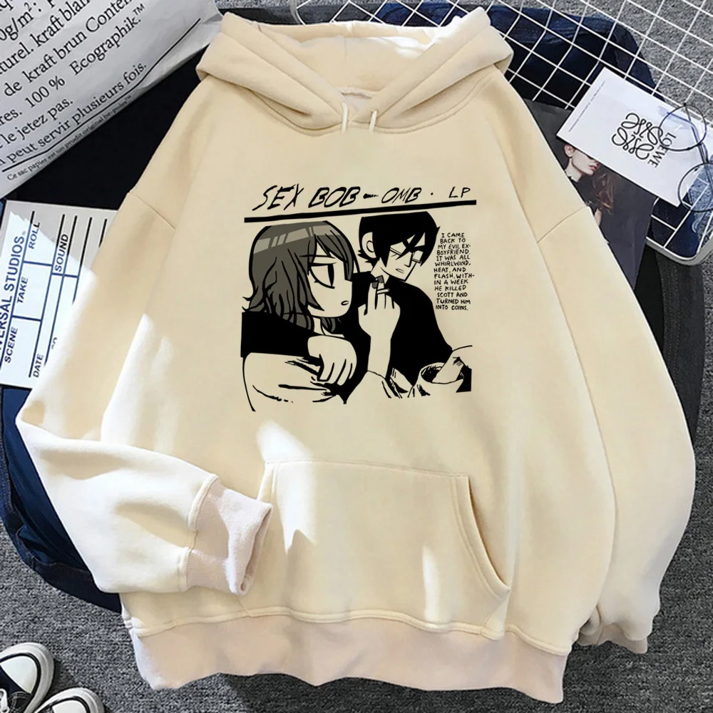 Scott Pilgrim Felpe Donna Vintage 2023 Manica Lunga Top Harajuku Abbigliamento Donna Abbigliamento Vintage