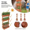 Tiered Solid Standing Raised Garden Bed Extre Large Planter Box In/Outdoor 6