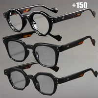 Paquet de 3 lunettes de lecture en écaille de tortue noire, disponibles en différentes formes, adaptées aux personnes d'âge moyen et âgées à porter 5