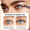 QIBEST 4PCS Eyes Makeup Sets Liquid Eyeliner Pen 4D Black Mascara  Eyelash Serum Lengthening Thick Enhancer Eyes Cosmetics Kits 2