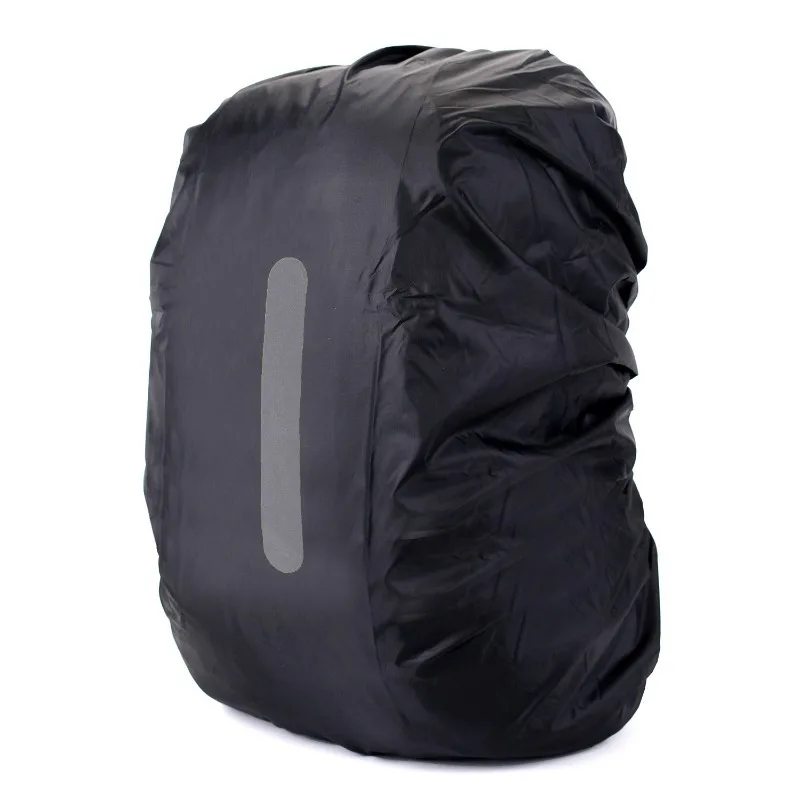 2pcs 30-40L Reflective Waterproof Backpack Rain Cover Outdoor Sport Night Cycling Safety Light Raincover Case Bag Camping Hiking