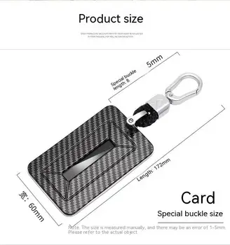 Custodia per chiave Auto in ABS in fibra di carbonio per Tesla Model 3 Full Protect accessori Auto - Custodia per chiave Auto in ABS in fibra di carbonio per Tesla Model 3 Full
