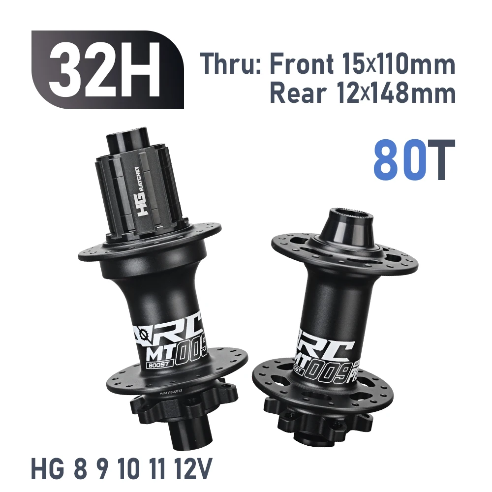 ARC 009 PRO BOOST 4IN1 MTB 허브 NBK 베어링 허브 산악자전거 허브 135mm 142mm 148mm 라쳇 80T 알루미늄 합금 8 9 10 11 12단