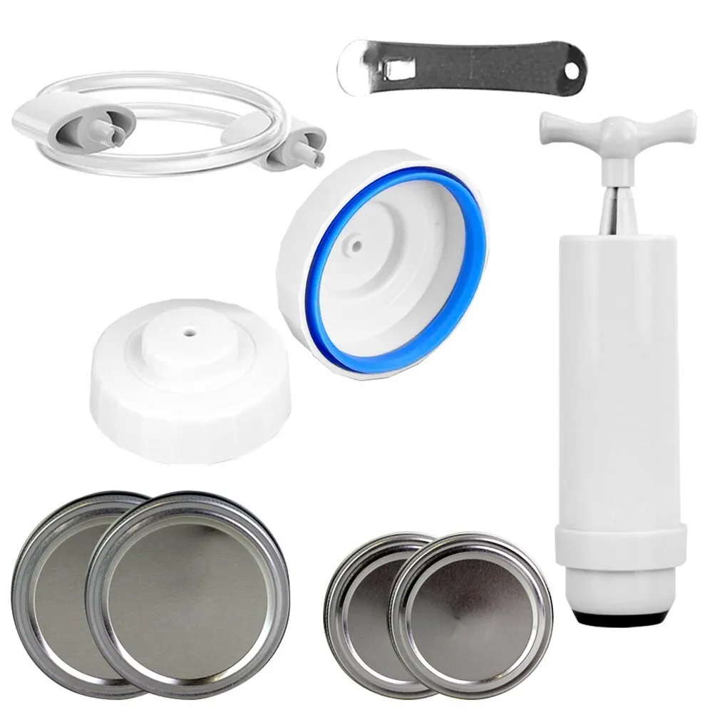 

9Pcs/Set Masons Jar Sealer For Foodsaver Vacuum Sealers Sealing Tool Wide-Mouth Regular-Mouth Jars Manual Portable Lid Opener