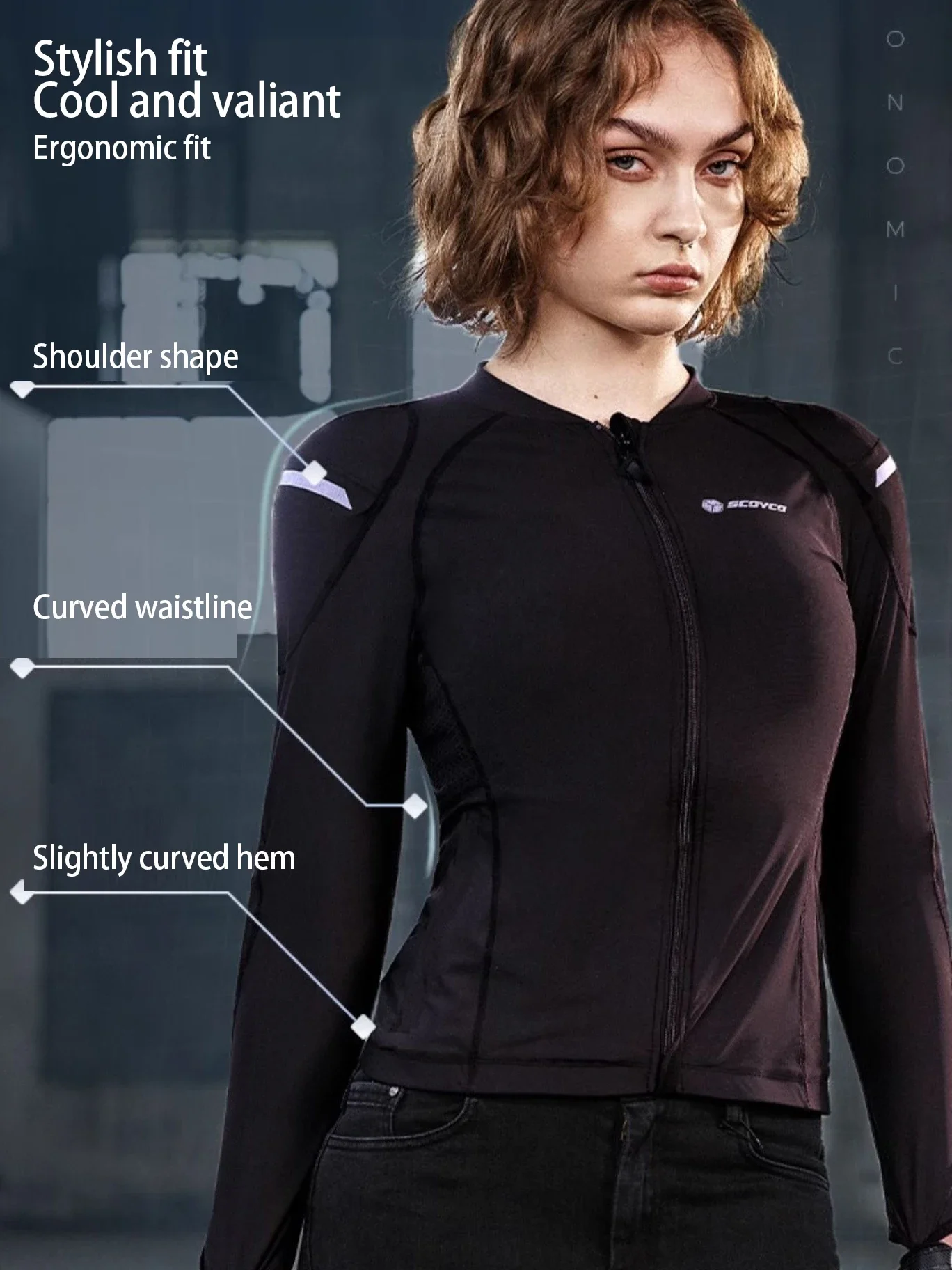 Motorcycle Jacket for Women SCOYCO AM13W-2 BreezeGuard 2 Pro CE Armor UPF50+ Sun Protection 24H Cooling S-3XL Motorbike Armour