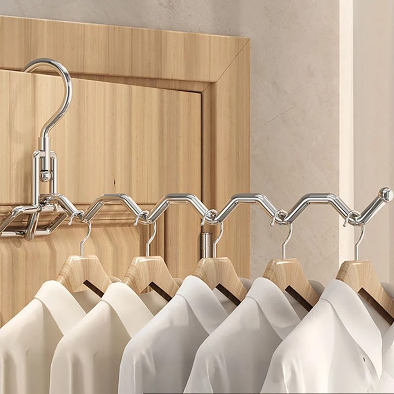 Portable Clothes Drying Rack Foldable Hanger Travel Hotel Wardrobe Drawer Door Mounted Punch-free