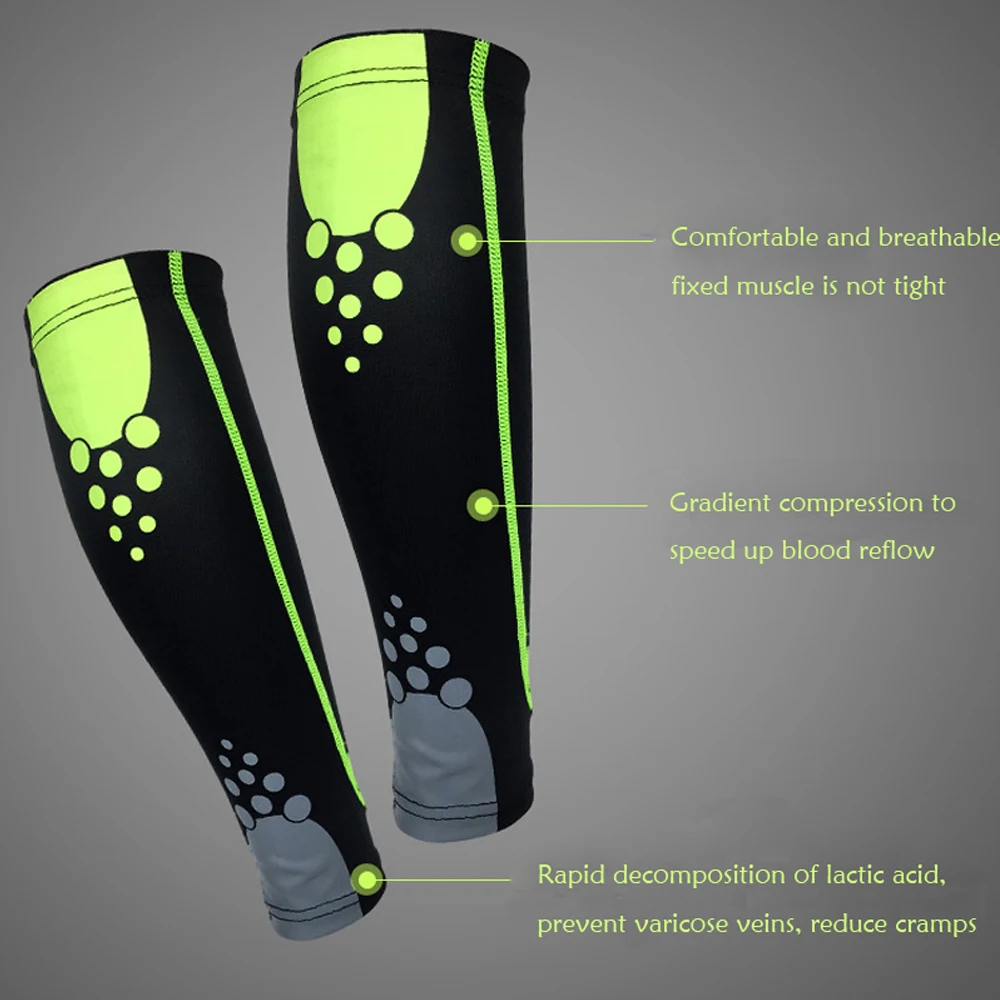 1Pcs Leg Compression Sleeve for Soccer Sports-Calf Shin Guard Support Sleeve Footless Socks Legs Pain Relief for Men Women Gym soccer shin guards shin guard pads calf compression sleeves calf compression sleeve