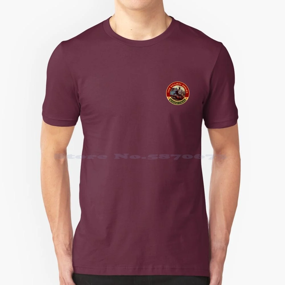 The Railway Series Badge T Shirt 100% Cotone Tee The Railway Series Thomas The Tank Engine Thomas The Train Wilbert Awdry