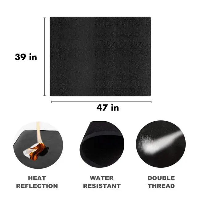 39x47inch black