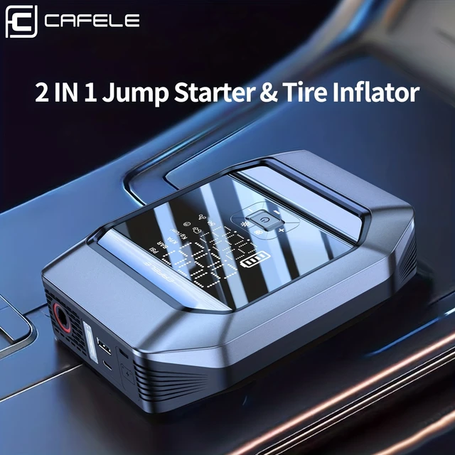 Cafele Electric Car Inflator Pump Portable Powerful Tyre Inflator Wireless  Digital Car Air Compressor For Motorcycle Bicycle - AliExpress