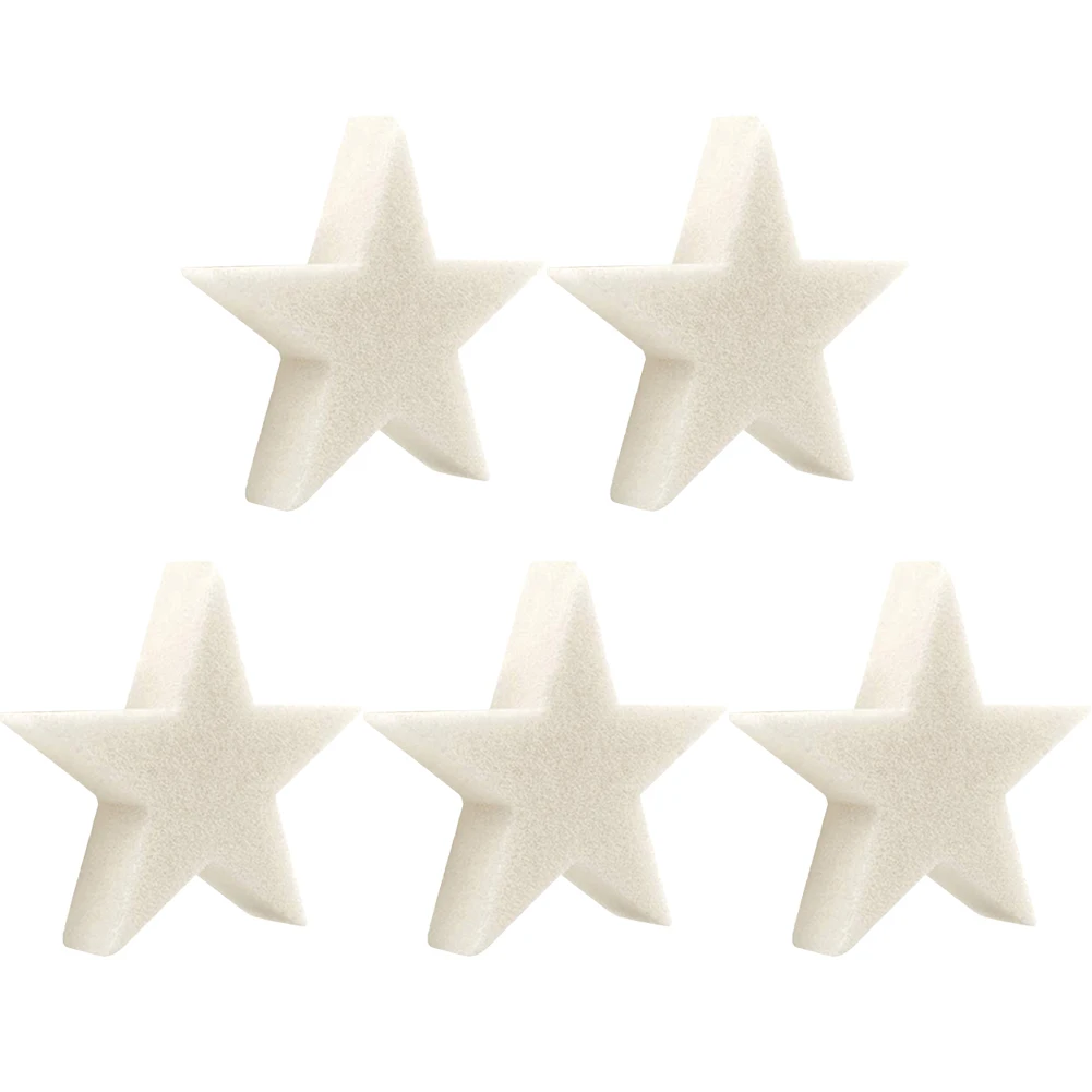5/10pcs Water Purification Sponge Multi-Functional Star Shaped Floating Oil Absorb Sponge Practical Filters Maintenance Kit