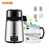 VEVOR 4L Water Distiller Purifier Filter 1 L/H Distilling Speed Dispenser Drinking Bottle Softener Touch Screen Home Appliance 1