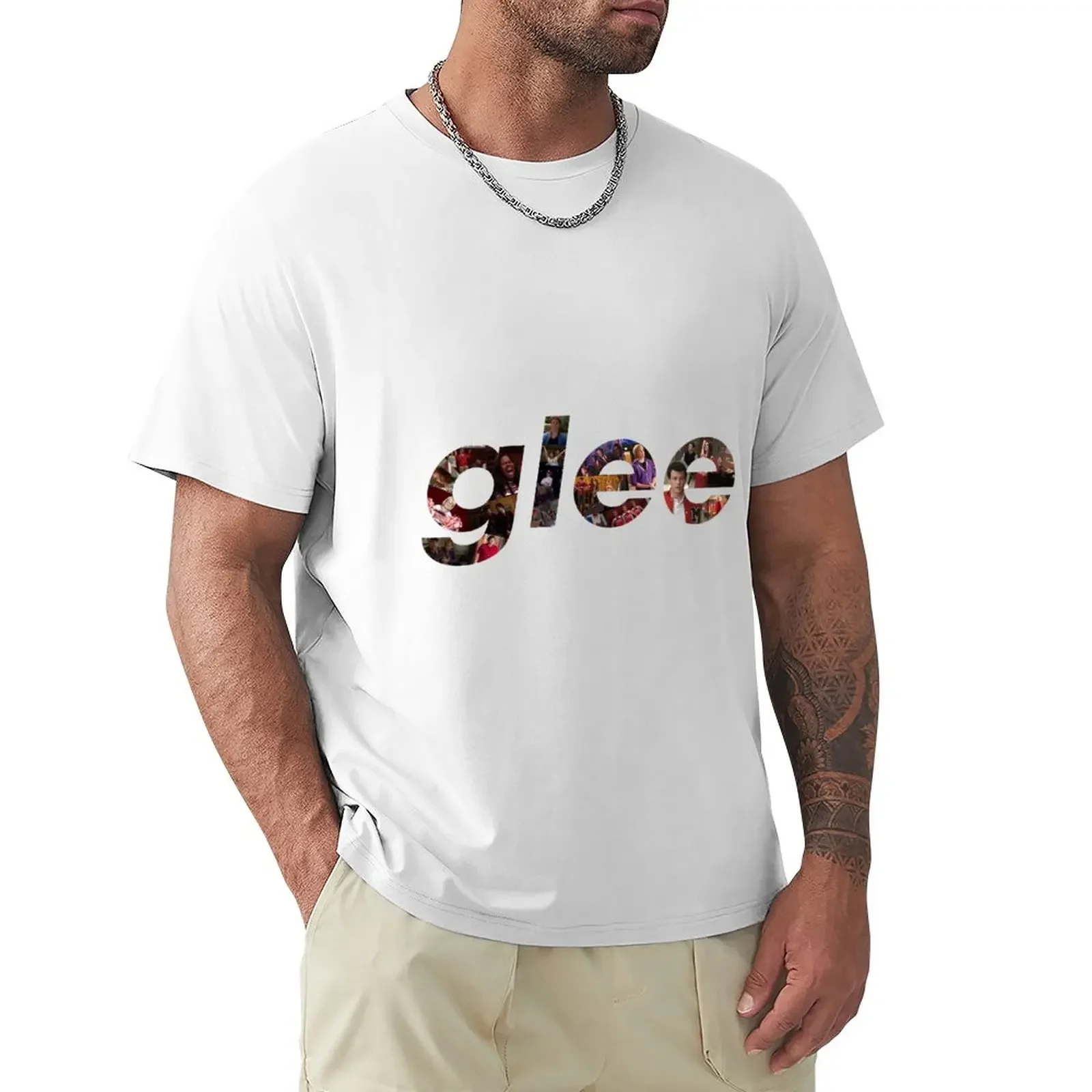 

Glee Characters T-Shirt tops quick drying mens champion t shirts summer tops plus sizes anime clothes workout shirts for men